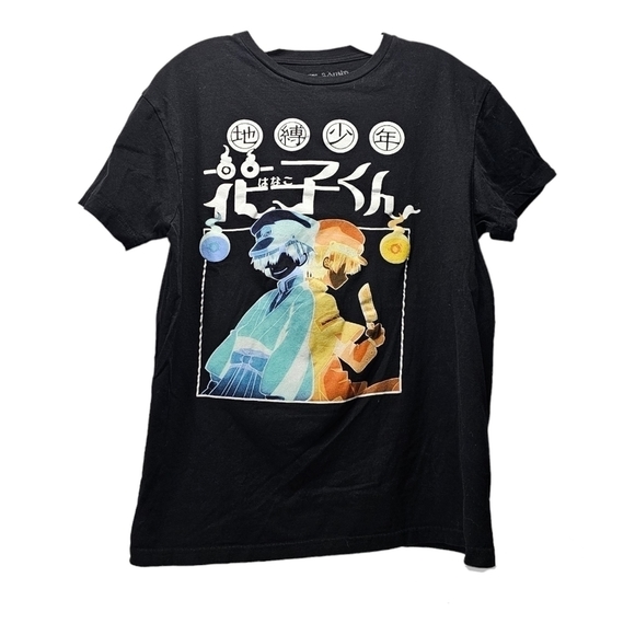 Goodie Two Sleeves Toilet-Bound Hanako-Kun Black Graphic T-shirt - Picture 1 of 4